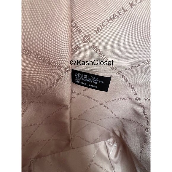 Michael Kors tote carmen large handbag MK signature optic white multi - Picture 9 of 12